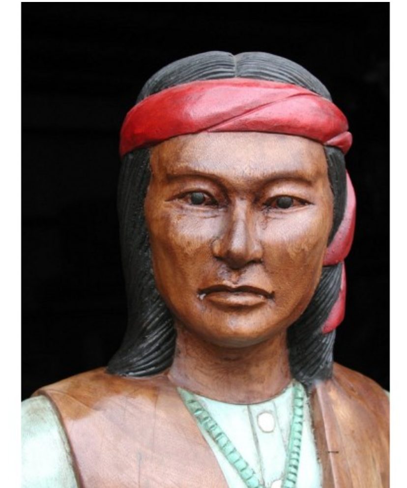 Geronimo 6ft Cigar Store Indian